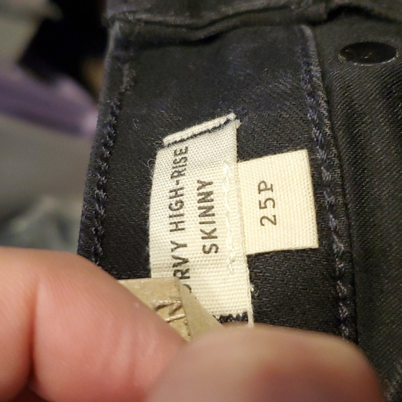 Madewell Curvy Highrise Skinny Jeans In Carbondale Size 25 Petite  NWT'S - Picture 11 of 14